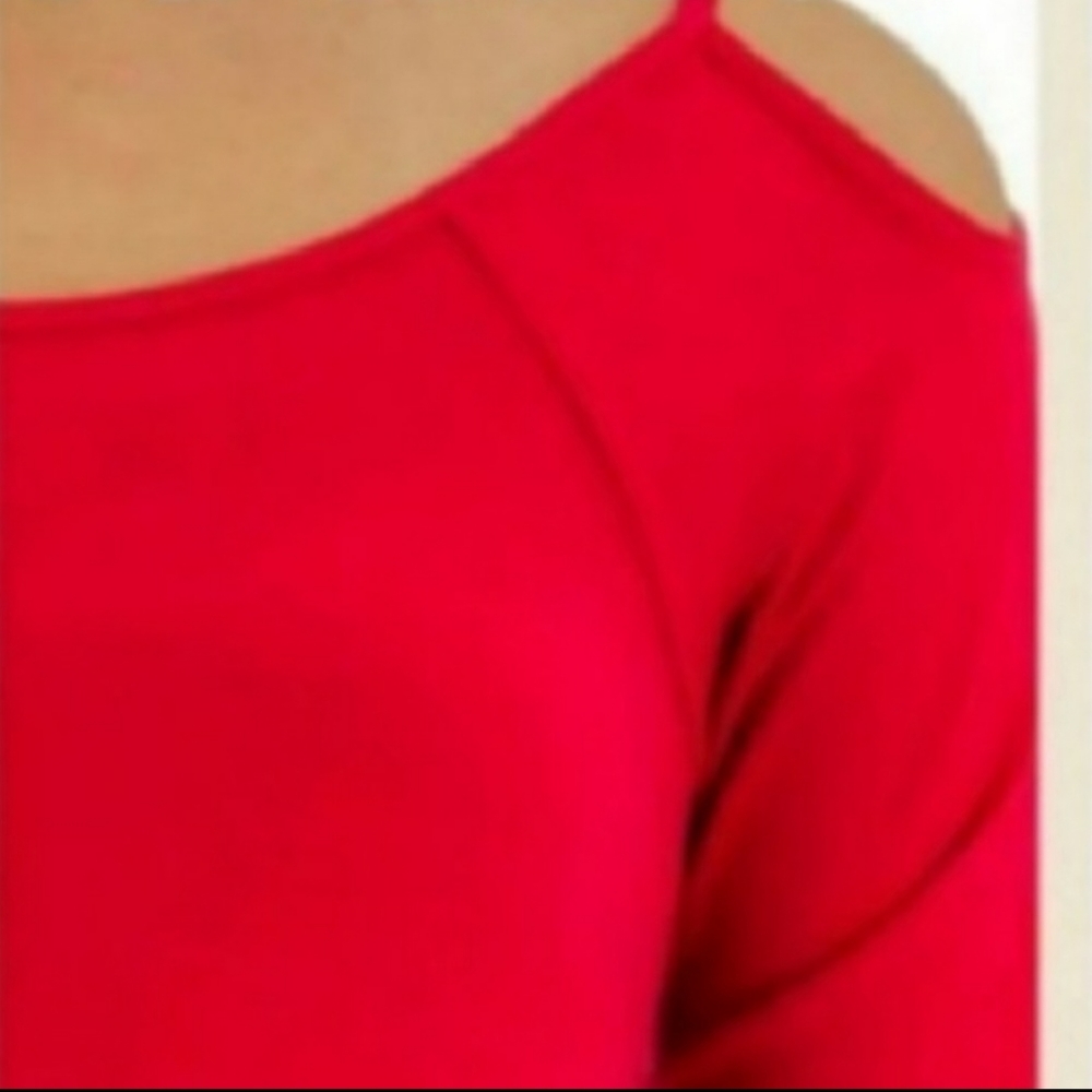 Cold Shoulder Tops - Picture 2 of 8